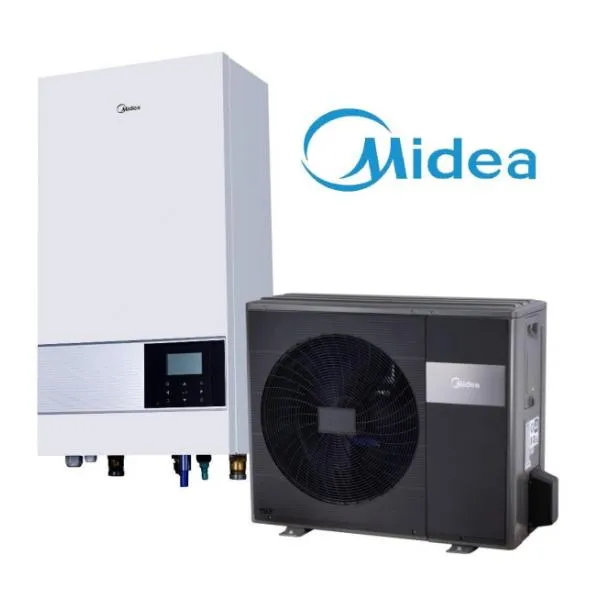 Термопомпа въздух-вода Midea Vision, Сплит, 8 kW, 220 V, отопление, охлаждане и БГВ